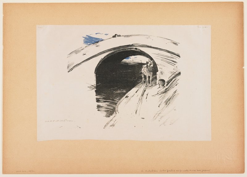 Sous l'arche du pont (Under the Arch of the Bridge), Sir William Nicholson, 1894