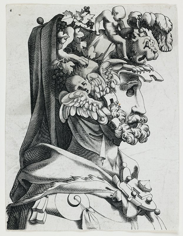Masque Head, Pierre Milan, 1550s