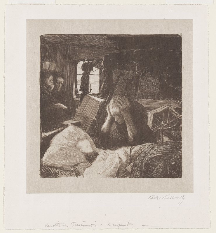 Poverty, Käthe Kollwitz, 1897