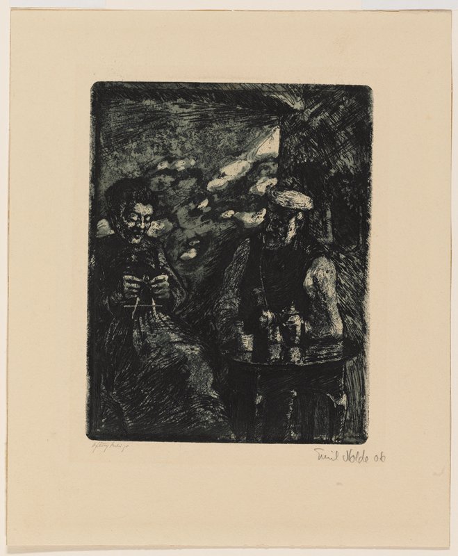 Farmer and Wife, Эмиль Нольде, 1906