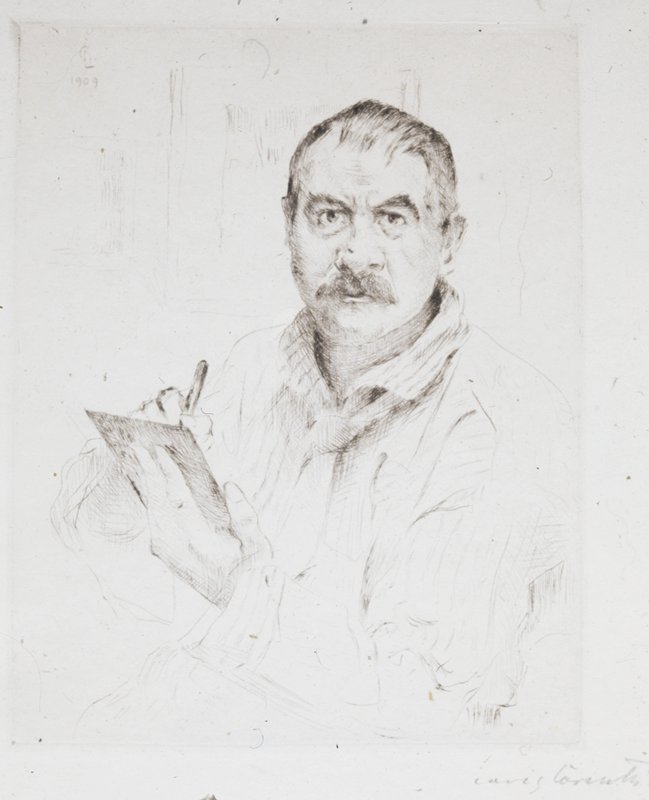 Self-Portrait, Lovis Corinth, 1909
