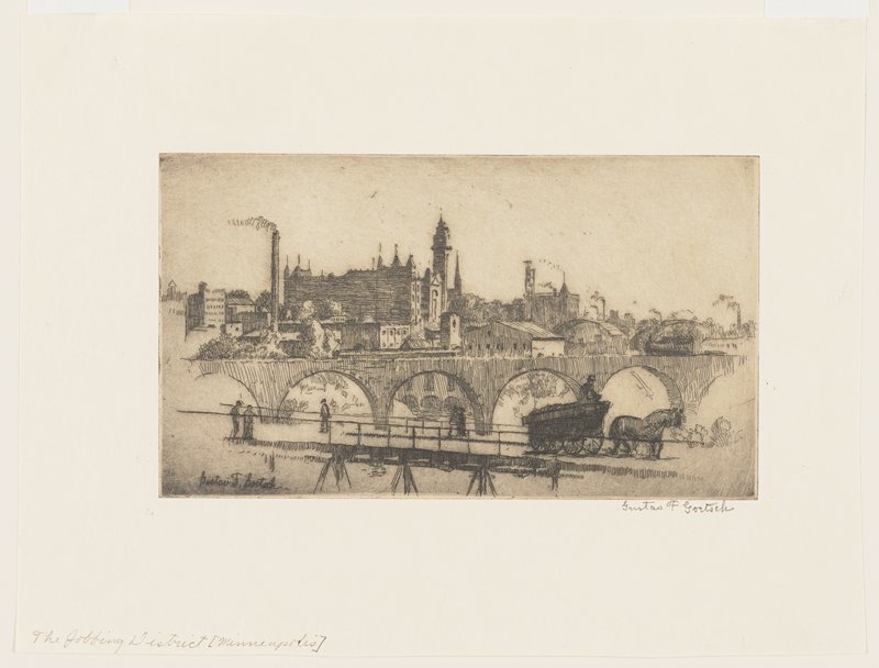 The Jobbing District, Minneapolis, Gustav F. Goetsch, early 20th century