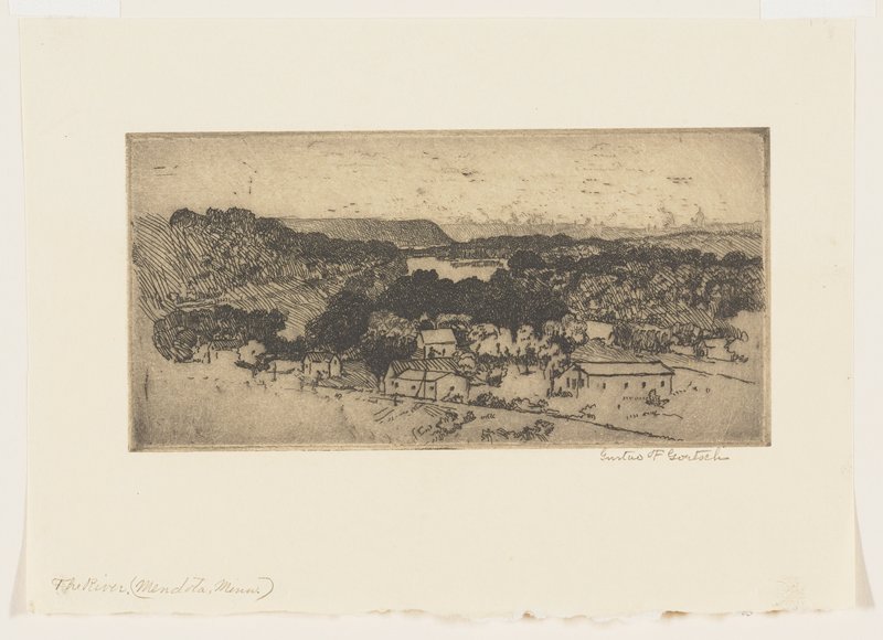 The River (Mendota, Minnesota), Gustav F. Goetsch, early 20th century
