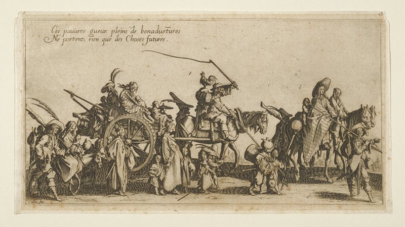 Le Depart, Jacques Callot, 17th century