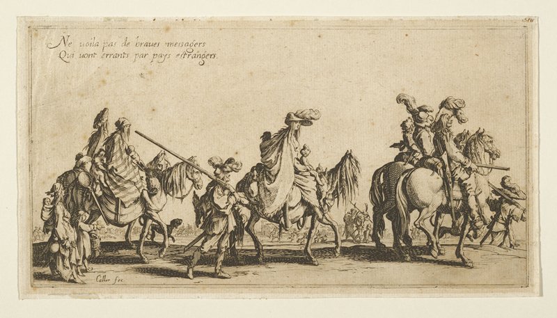 The Advance Guard, Jacques Callot, 17th century