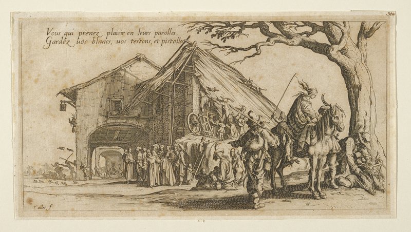 Le Halt, Jacques Callot, 1635