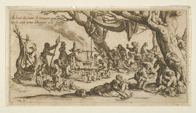 Les appret du festin, Jacques Callot, 17th century