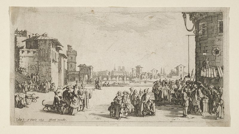 The Slave Market, Jacques Callot, 1620