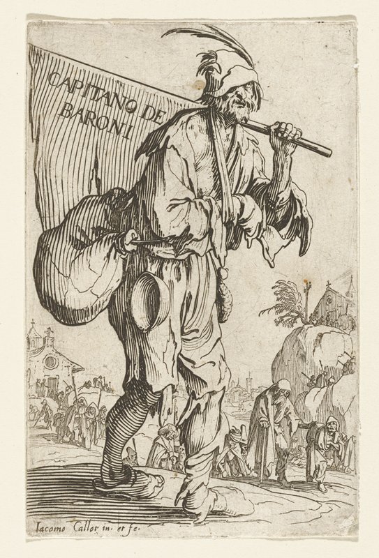 Frontispiece from Les Gueux, Jacques Callot, 1622