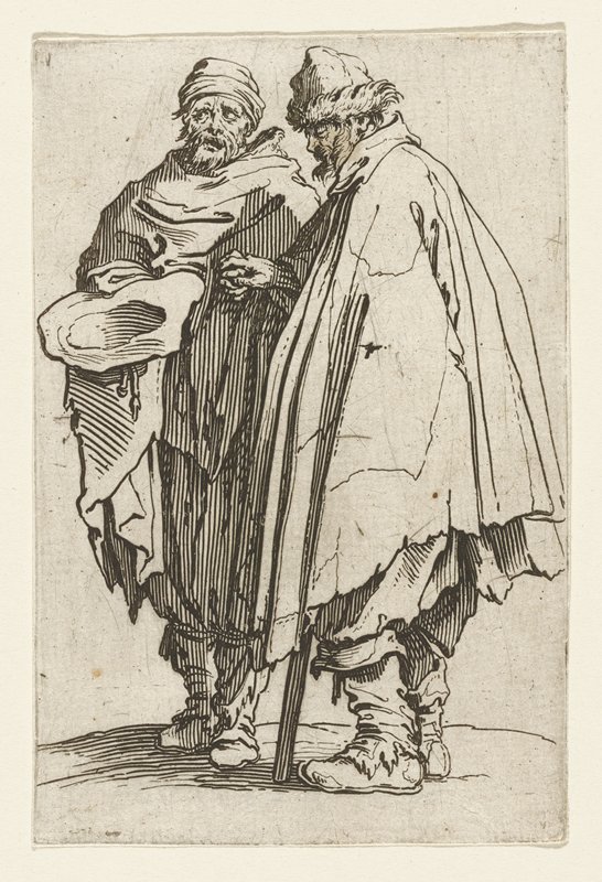 L'Aueugle et son Compagnon, Jacques Callot, 1622