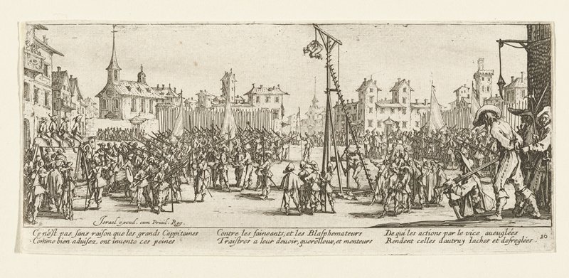 The Strappado (L'estrapade)--Torture, Jacques Callot | Mia