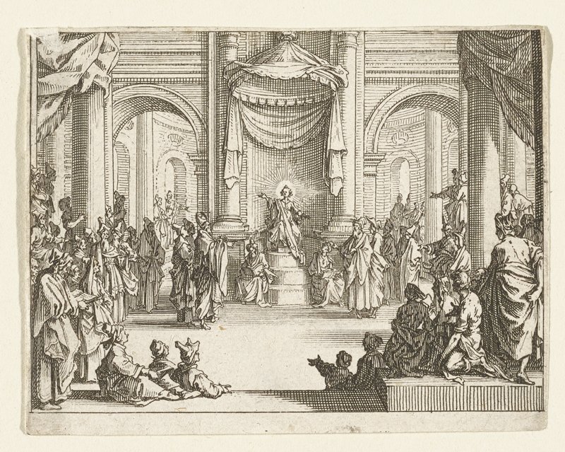 Christ Among the Doctors, Jacques Callot, 1635