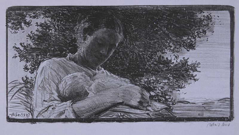 Motherhood, Robert Sterl, 1903