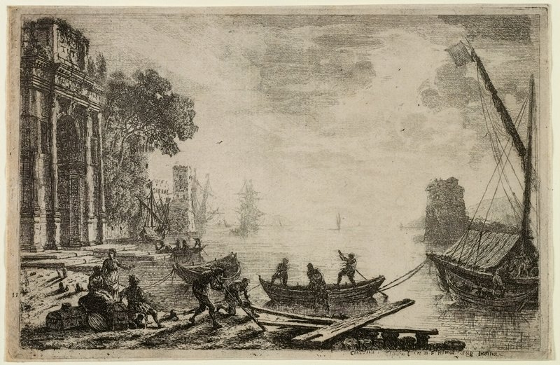 Le Soleil levant, Claude Gellée, 1634