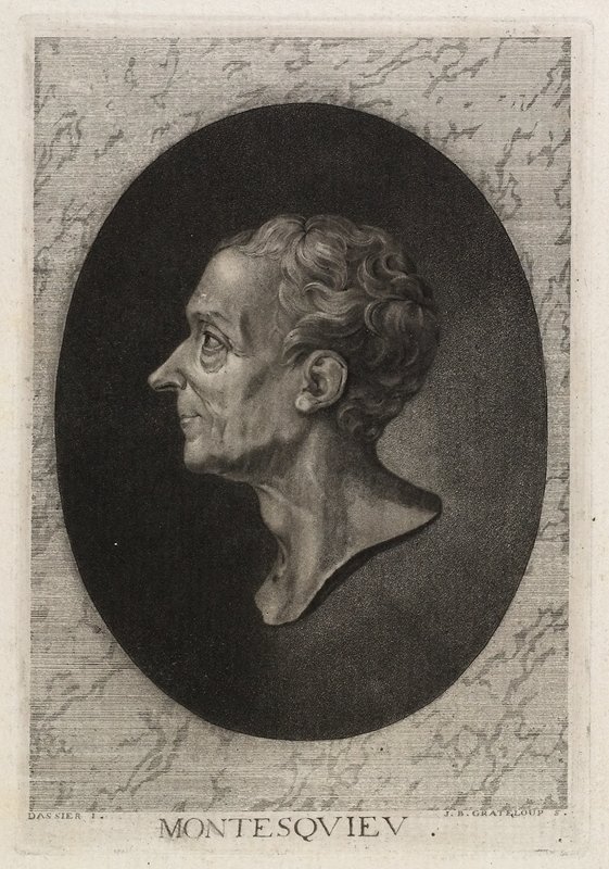 Montesquieu, Jean-Baptiste de Grateloup, 1768