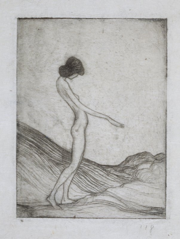 Nude, Wanda Gág, 1918