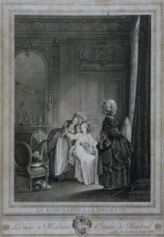 La Marchande a la Toilette, Gerard Vidal, 18th century