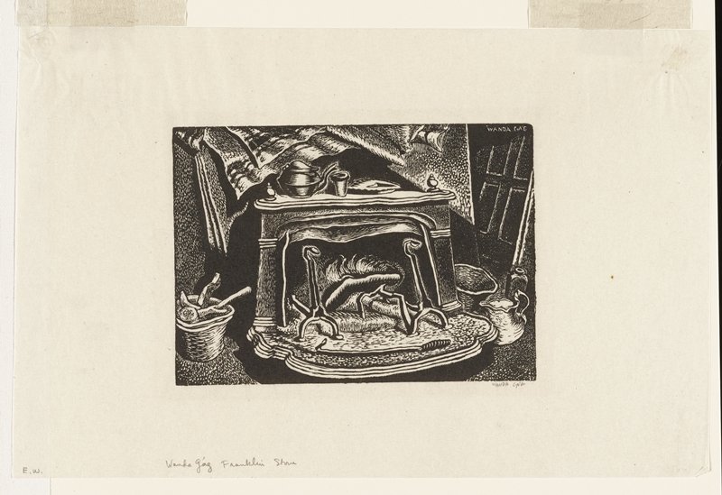 Franklin Stove, Wanda Gág, 1927