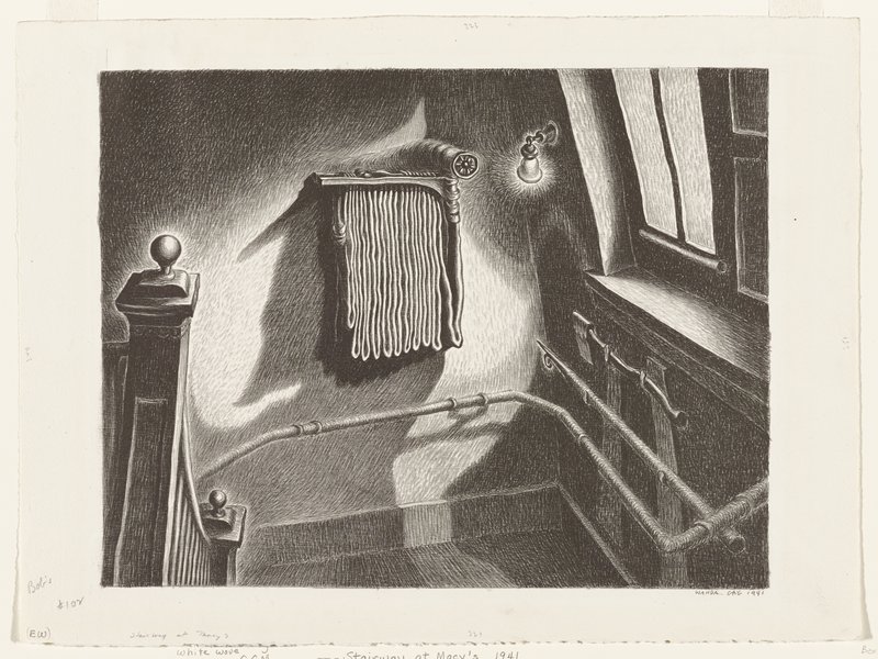 Macy's Stairway, Wanda Gág, 1940–41
