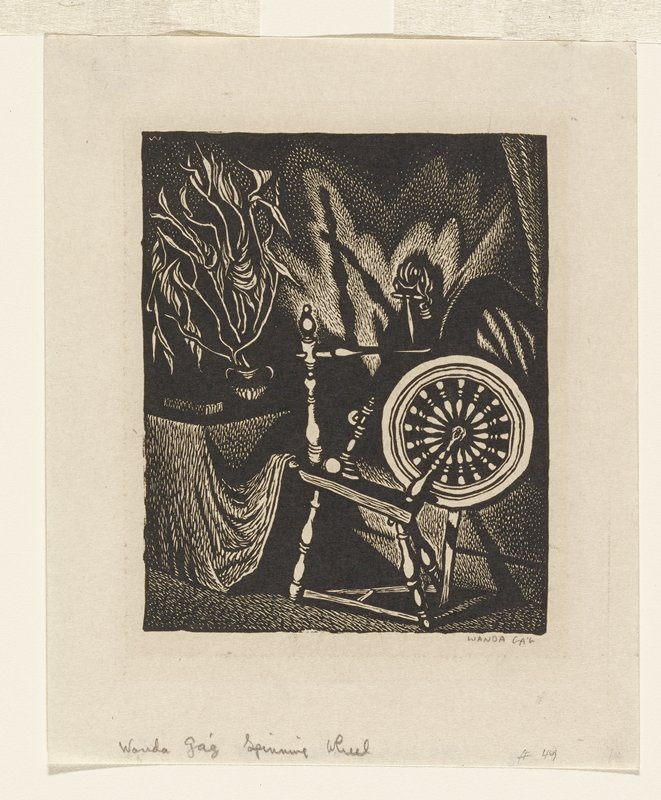 Spinning Wheel, Wanda Gág, 1928