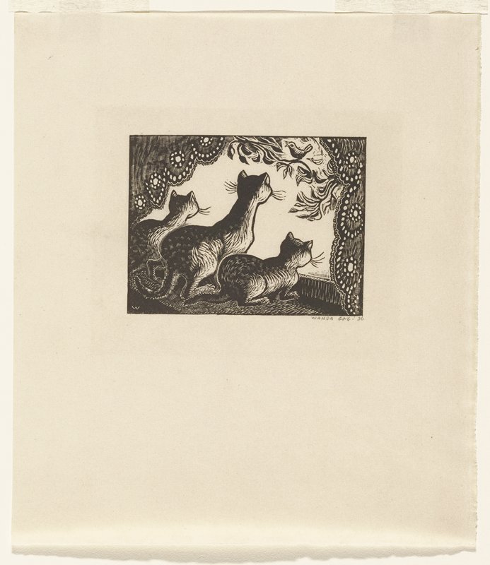 Cats at the Window, Wanda Gág, 1929