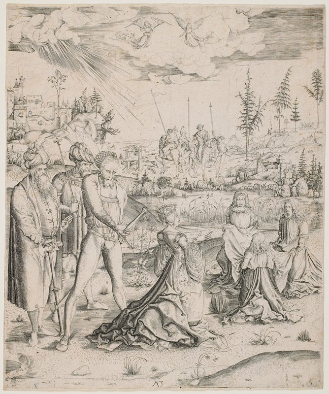Beheading of Saint Catherine by Anonymous Master M. Z.