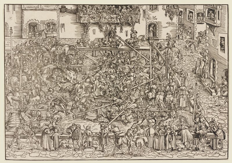 The First Tournament, Lucas Cranach the Elder, 1506