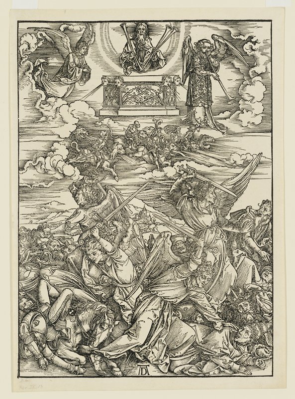 The Four Avenging Angels, Albrecht Dürer, 1498 (1511 edition)