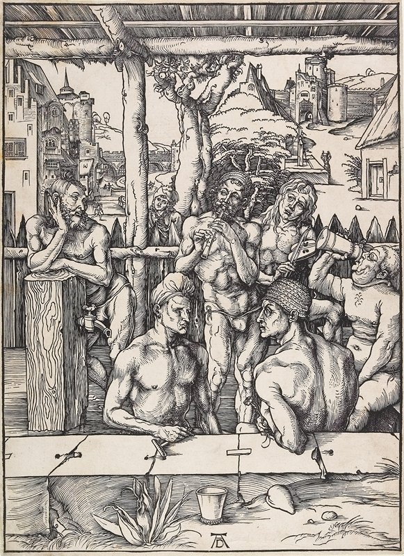 The Men's Bath, Albrecht Dürer, c. 1496–97