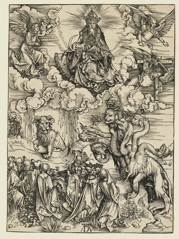 Beast with Two Horns Like a Lamb, Albrecht Dürer, 1498