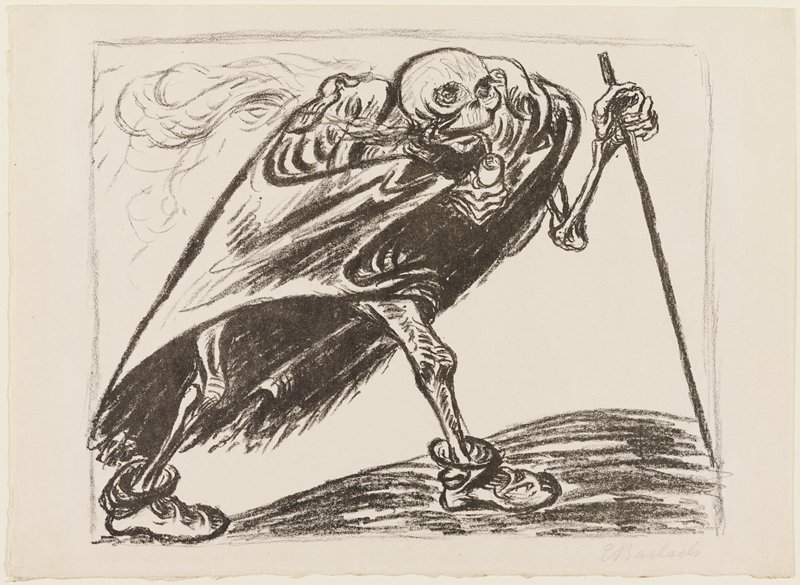 Wandernde Tod, Ernst Barlach, 1923