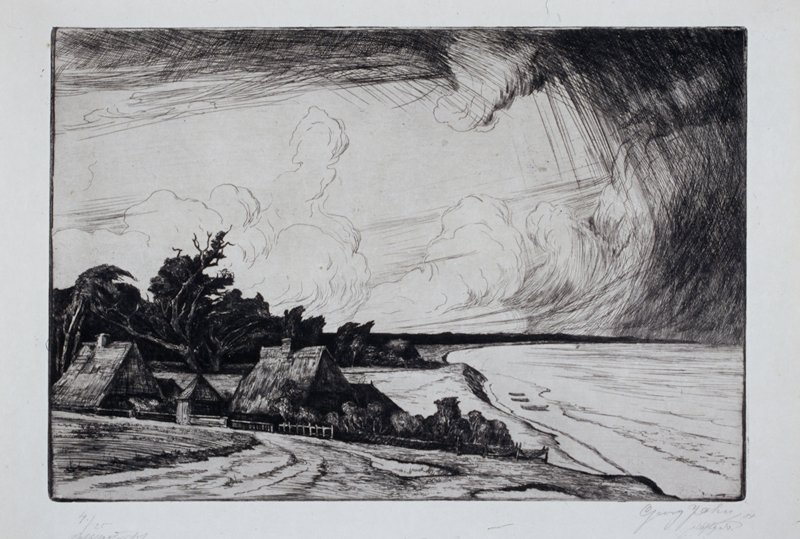 Ostseestrand, Georg Jahn, 19th century