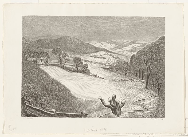 Snowy Fields, Wanda Gág, 1933