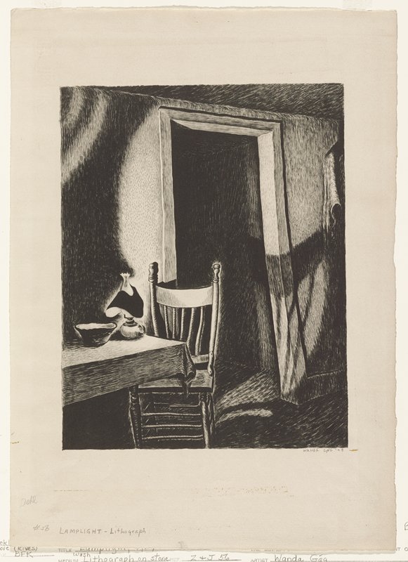 Lamplight, Wanda Gág, 1929