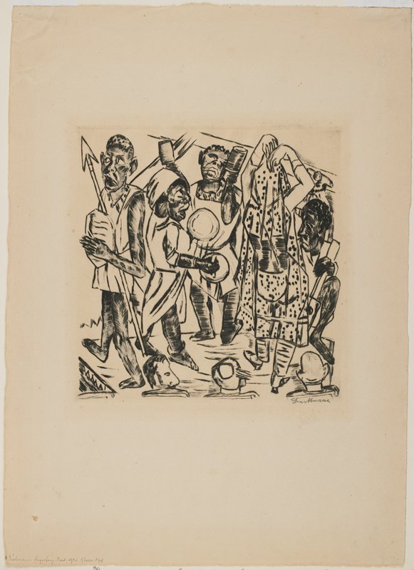 Negro Dance, Max Beckmann, 1921