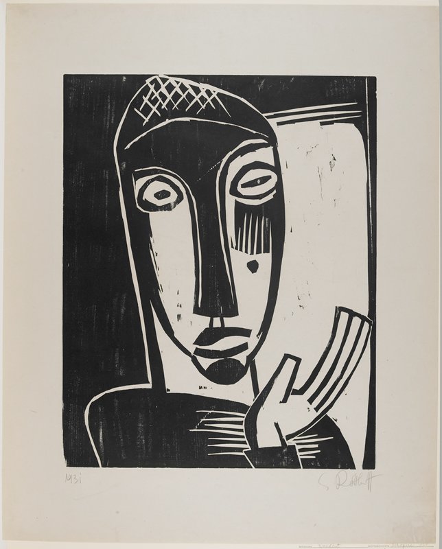 Large Prophetess, Karl Schmidt-Rottluff, 1919