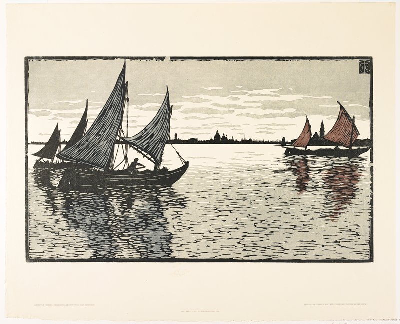 Abend vor Venedig, Carl Thiemann, 1910 (1911)