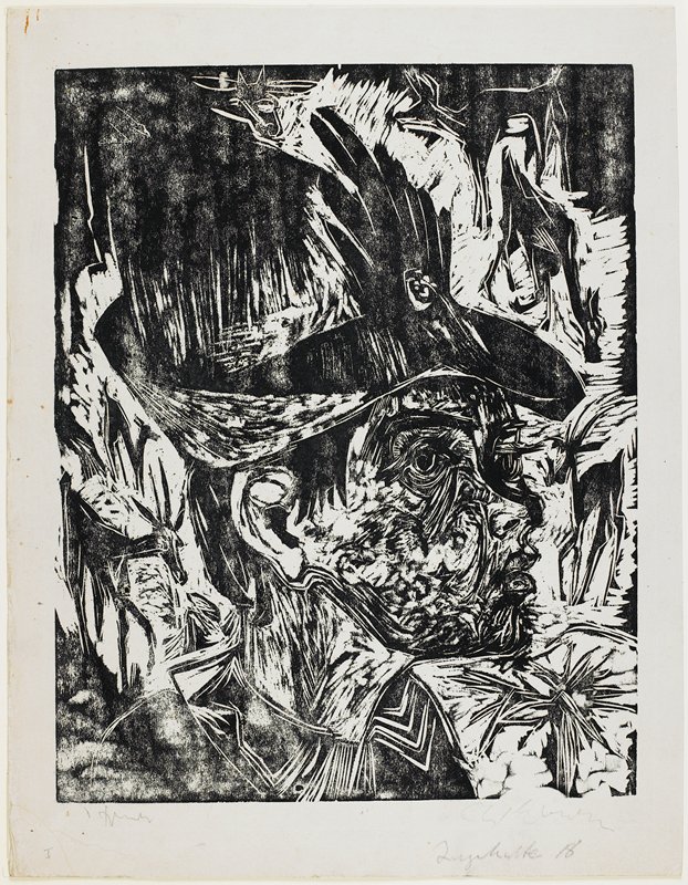 The Goatherd, Ernst Ludwig Kirchner, 1918
