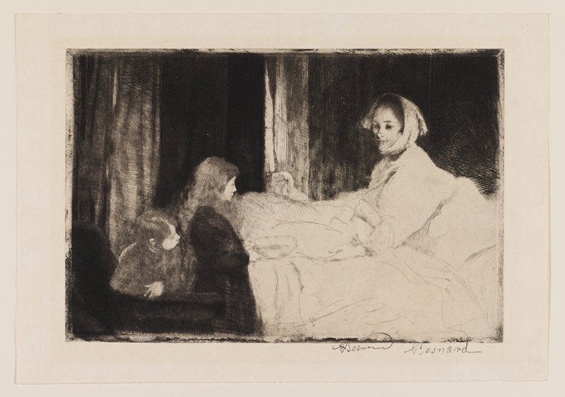 The Sick Mother, Albert Besnard, 1889