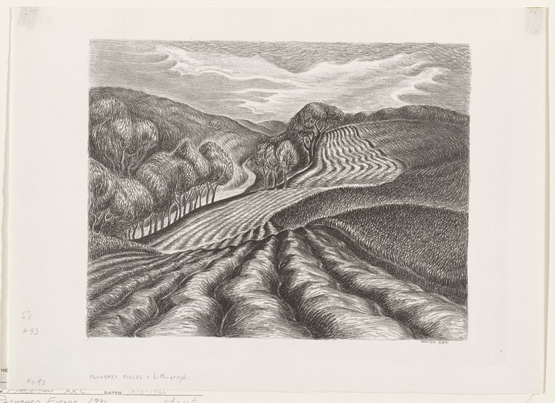 Ploughed Fields, Wanda Gág, 1936