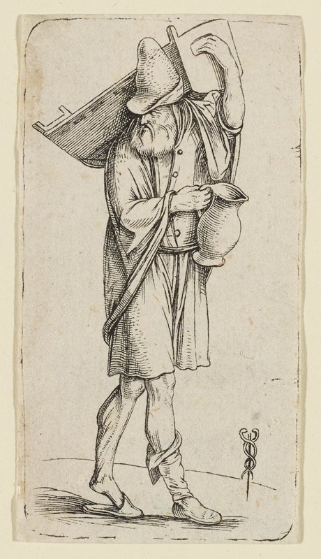 Man with Cradle, Copy after Jacopo de' Barbari, c. 1770–1823