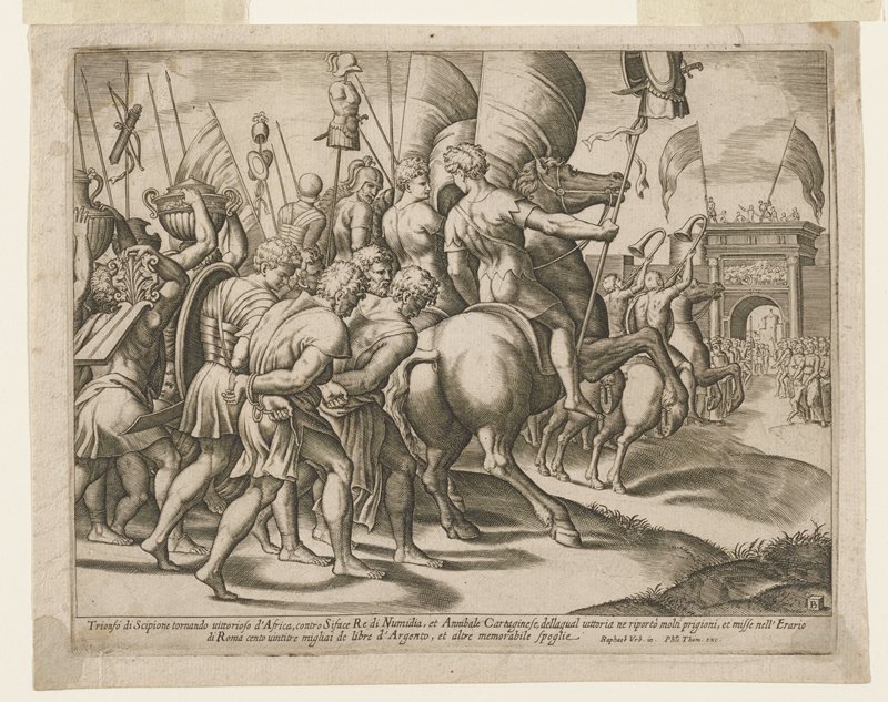 The Triumph of Scipio, Master of the Die, 16th century