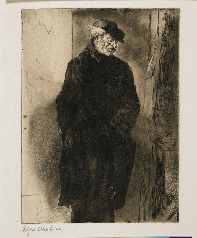 A Beggar, Edgar Chahine, 1899
