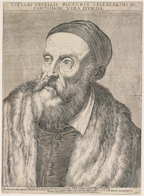 Titian, Agostino Carracci, 1587
