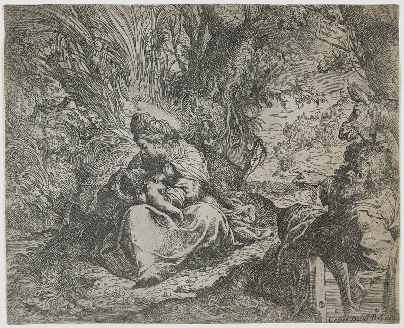 The Rest on the Flight into Egypt, Camillo Procaccini, 1587–90