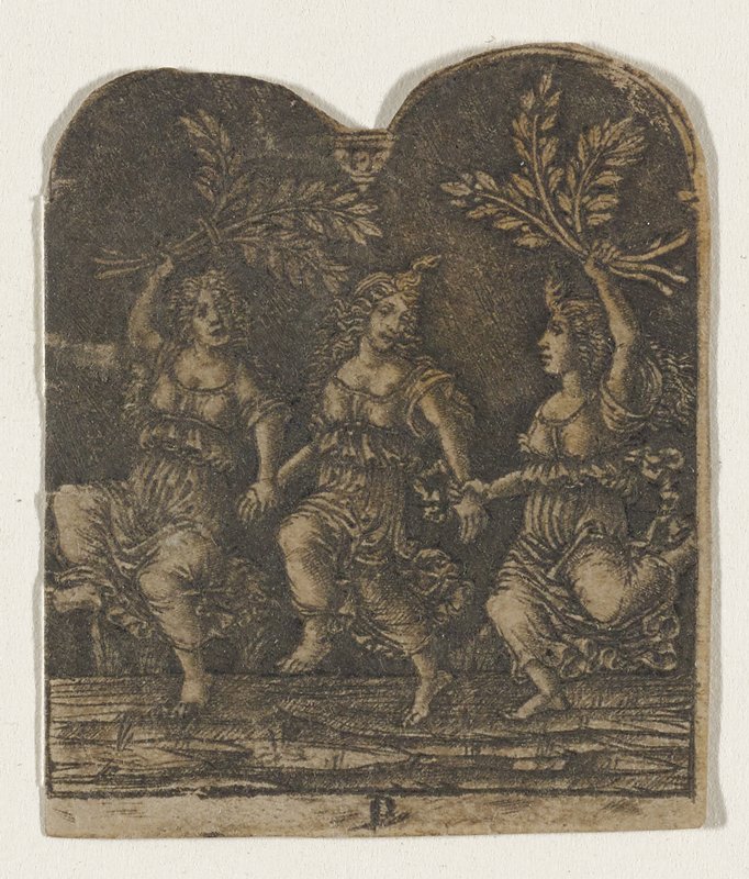Three Women Dancing, Peregrino da Cesena, XVI век