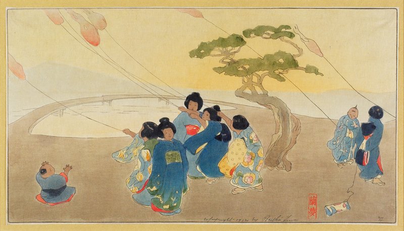 Kites, Bertha Lum, 1912