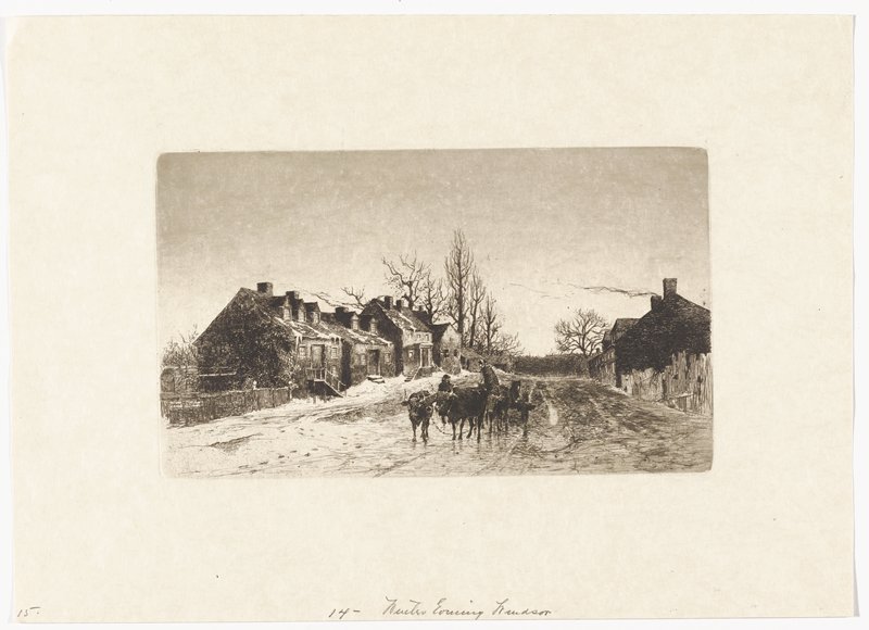 Winter Evening, Windsor, Stephen Parrish, 19th century