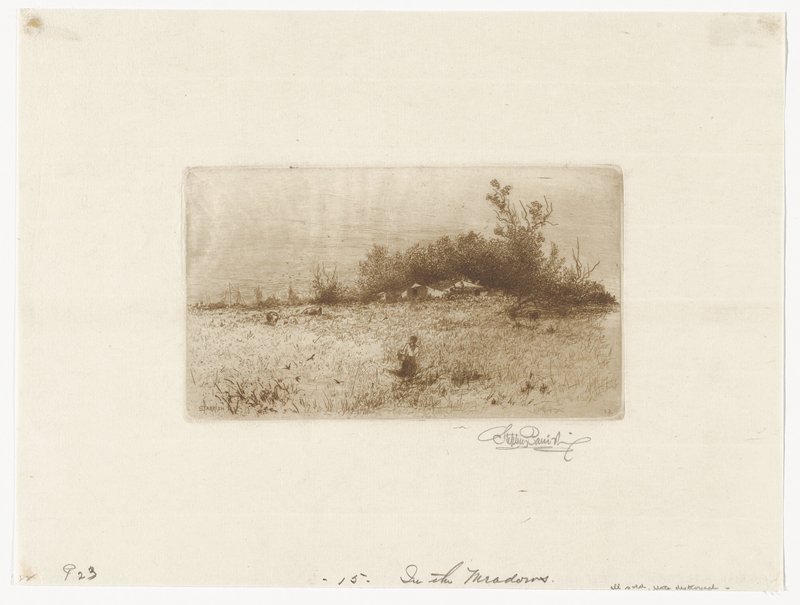 In the Meadows, Stephen Parrish, 19th century