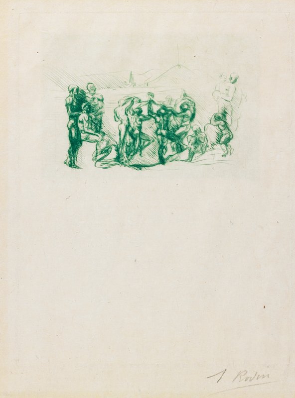 La Ronde, Auguste Rodin, c. 1883–84